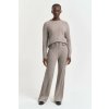 GANT CABLE KNIT WOOL PANTS TAUPE BEIGE