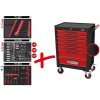 KS Tools ECOline ČIERNY/ČERVENÝ dielenský vozík so 7 zásuvkami a 215 dielnou sadou prémiového náradia 897.7215 KS Tools ECOline ČIERNY/ČERVENÝ dielenský vozík so 7 zásuvkami a 215 dielnou sadou prémiového náradia 897.7215