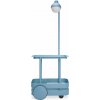 Stolík na kolieskach Jolly s lampou sýto modrý Stolík na kolieskach Jolly s lampou sýto modrý