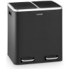 Klarstein Trash Gordon, pedálový odpadkový kôš, 30 l/2 x 15 l, tichý, PP, ušľachtilá oceľ, čierny (KG11-Trashbin30 BL) Klarstein Trash Gordon, pedálový odpadkový kôš, 30 l/2 x 15 l, tichý, PP, ušľachtilá oceľ, čierny (KG11-Trashbin30 BL)