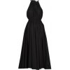Michael Kors Halter Ctn Midi Dress čierna