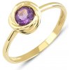 Lillian Vassago Zlatý prsteň s ametystom LLV22-GR002YA Veľkosť prsteňov: 56 Lillian Vassago Zlatý prsteň s ametystom LLV22-GR002YA Veľkosť prsteňov: 56