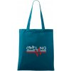 Cycling ekg - Taška bavlnená - 42 x 38 cm ( Petrolejová ) Cycling ekg - Taška bavlnená - 42 x 38 cm ( Petrolejová )