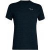 Salewa Puez Melange Dry S/S Tee tmavomodrá/biela