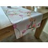 Teflónová štóla na stôl Jarné kvety – elegantná kvetinová potlač Rozmer behúňa (šírka x dĺžka): 40x110cm Teflónová štóla na stôl Jarné kvety – elegantná kvetinová potlač Rozmer behúňa (šírka x dĺžka): 40x110cm