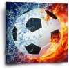 Sablio Obraz Futbalová lopta - 50x50 cm Sablio Obraz Futbalová lopta - 50x50 cm