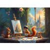 BLUEBIRD Puzzle Veverčí ateliér 500 dílků BLUEBIRD Puzzle Veverčí ateliér 500 dílků