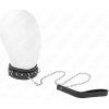 Kink - pvc leather necklace with belt 105 cm rhinestone rivet 41.5 x 4 cm Kink - pvc leather necklace with belt 105 cm rhinestone rivet 41.5 x 4 cm