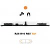 Strobos LED svetelná rampa Optima 90 110cm, Oranžová, EHK R65 Strobos LED svetelná rampa Optima 90 110cm, Oranžová, EHK R65