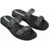 Dámske módne šľapky Ipanema GLOW TRENDY SLIDE AD Čiernatmavo sivá