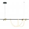 LED závesné svietidlo 5000 lm 3000+4000+6000K čierno zlaté Zuma Line BALBO 2200277L LED závesné svietidlo 5000 lm 3000+4000+6000K čierno zlaté Zuma Line BALBO 2200277L