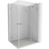 Mexen Lunar Duo sprchový kút s pravou otočnou dverovou kabínou 105 x 95 cm, priehľadný, zlatý - 834-105P-095L-50-00 Mexen Lunar Duo sprchový kút s pravou otočnou dverovou kabínou 105 x 95 cm, priehľadný, zlatý - 834-105P-095L-50-00