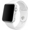 Silikónový Remienok pre Apple Watch 1/2/3/4/5/6/SE/SE 2022 (42/44mm) - White Silikónový Remienok pre Apple Watch 1/2/3/4/5/6/SE/SE 2022 (42/44mm) - White