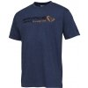 Savage Gear Tričko Signature Logo T-Shirt Blue Melange M (73655)