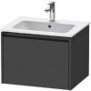 Duravit Ketho.2 - Umývadlová skrinka, 44x61x48 cm, 1 zásuvka, grafit mat K25062049490000 Duravit Ketho.2 - Umývadlová skrinka, 44x61x48 cm, 1 zásuvka, grafit mat K25062049490000