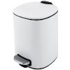 Nimco Koše - Odpadkový kôš 5 l, matná biela KOS 9005-05 Nimco Koše - Odpadkový kôš 5 l, matná biela KOS 9005-05
