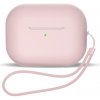 Hurtel Silicone Case puzdro pre AirPods 1 / 2 so šnúrkou na zápästie 9145576279106 Hurtel Silicone Case puzdro pre AirPods 1 / 2 so šnúrkou na zápästie 9145576279106