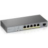 Zyxel GS1350-6HP, 6 Port managed CCTV PoE switch, long range, 60W, 802.3BT (1 year NCC Pro pack license bundled) Zyxel GS1350-6HP, 6 Port managed CCTV PoE switch, long range, 60W, 802.3BT (1 year NCC Pro pack license bundled)