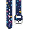 Madvell Silikónový remienok tmavomodrá s labkami 22mm Madvell Silikónový remienok tmavomodrá s labkami 22mm