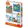Baby puzzle SET Zvířátka Kde žijí? - autor neuvedený Baby puzzle SET Zvířátka Kde žijí? - autor neuvedený
