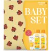 Weleda Měsíčkový kojenecký krém 75 ml + kojenecká kúpeľ 200 ml + kojenecký olej 200 ml + Bavlněná plena s potiskem darčeková sada Weleda Měsíčkový kojenecký krém 75 ml + kojenecká kúpeľ 200 ml + kojenecký olej 200 ml + Bavlněná plena s potiskem darčeková sada