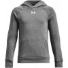 Chlapčenská mikina Under Armour, RIVAL FLEECE HOODIE tmavo sivá ymd Chlapčenská mikina Under Armour, RIVAL FLEECE HOODIE tmavo sivá ymd