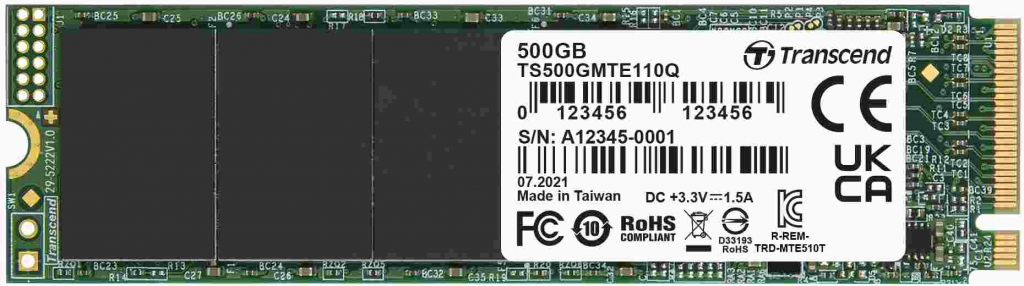 Transcend MTE110Q 500GB, TS500GMTE110Q