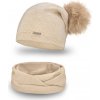 Mondo Italia Dámsky set čiapka a nákrčník MI67B béžový Univerzálna Béžová Mondo Italia Dámsky set čiapka a nákrčník MI67B béžový Univerzálna Béžová
