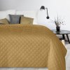 DomTextilu přehoz na postel prešívaný hnedo žltej farby 30739-166673 170 x 210 cm