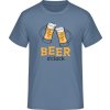 E190 Tričko - Dizajn - Čas na Pivo - Kamenná modrá - XL - Pánske E190 Tričko - Dizajn - Čas na Pivo - Kamenná modrá - XL - Pánske