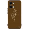 Picasee silikonový černý obal pro Xiaomi Poco X8 Pro Max - Brown flowers Picasee silikonový černý obal pro Xiaomi Poco X8 Pro Max - Brown flowers