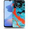 Picasee silikónový čierny obal pre OPPO A16 - Blue Magma Picasee silikónový čierny obal pre OPPO A16 - Blue Magma