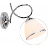 Brilagi - Náhradné sklo pre nástennú lampu a luster FRED, krémové / lesklý chróm 63501 + záruka 3 roky zadarmo Brilagi - Náhradné sklo pre nástennú lampu a luster FRED, krémové / lesklý chróm 63501 + záruka 3 roky zadarmo