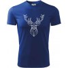 Geometria - Veľký jeleň - Pánske tričko Fantasy športové - L ( Kráľovská modrá ) Geometria - Veľký jeleň - Pánske tričko Fantasy športové - L ( Kráľovská modrá )