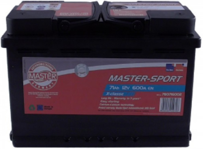 Master-Sport 12V 71Ah 600A 780716002