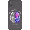Picasee silikónový čierny obal pre Realme 8 Pro - Brain - White Picasee silikónový čierny obal pre Realme 8 Pro - Brain - White