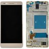 Huawei Honor 7 zlatý OEM LCD displej s dotykovou obrazovkou a rámom, predný panel Huawei Honor 7 zlatý OEM LCD displej s dotykovou obrazovkou a rámom, predný panel
