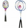 Teddies Badminton kov 2 pálky a 1 míček v síťce Teddies Badminton kov 2 pálky a 1 míček v síťce