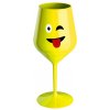 SMILE TONGUE - žltý nerozbitný pohár na víno 470 ml SMILE TONGUE - žltý nerozbitný pohár na víno 470 ml