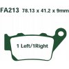 Brzdové platničky EBC FA213 Brzdové platničky EBC FA213
