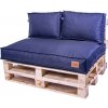 Golden Garden Paletové sedenie GG72 - podsedák a vankúš 120cm x 80cm x 15cm penový granulát tmavo modrá 1 Golden Garden Paletové sedenie GG72 - podsedák a vankúš 120cm x 80cm x 15cm penový granulát tmavo modrá 1