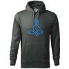 Yoga - lotus modrý (Moňas) - Mikina pánska Cape s kapucňou - 3XL ( Tmavá bridlica (sivá so zeleným nádychom) ) Yoga - lotus modrý (Moňas) - Mikina pánska Cape s kapucňou - 3XL ( Tmavá bridlica (sivá so zeleným nádychom) )