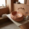 Rea Mika, umývadlo na dosku 500x380x150 mm, terracotta-imitácia kameňa, REA-U7349 Rea Mika, umývadlo na dosku 500x380x150 mm, terracotta-imitácia kameňa, REA-U7349