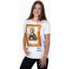 Tričko s krátkym rukávom Crazy Scissors Mona Lisa - biele, XL Tričko s krátkym rukávom Crazy Scissors Mona Lisa - biele, XL