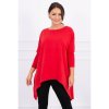 Predĺžená tunika MI8875 červená Predĺžená tunika MI8875 červená
