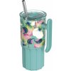 Nerezový termohrnček so slamkou Umi Waterfall Garden 720 ml Nerezový termohrnček so slamkou Umi Waterfall Garden 720 ml
