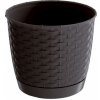 Prosperplast DRLO250 Kvetináč RATOLLA ROUND 25cm umbra Prosperplast DRLO250 Kvetináč RATOLLA ROUND 25cm umbra