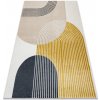 Najkoberce FUSION 0240 geometrický / moderný / abstraktný krémový / žltý