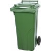 Nádoba MGB 120 lit., plast, zelená, HDPE, popolnica na odpad