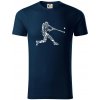 Hráč basebalu ikony - Tričko z organickej bavlny - 3XL ( Tmavomodrá (takmer čierna) ) Hráč basebalu ikony - Tričko z organickej bavlny - 3XL ( Tmavomodrá (takmer čierna) )
